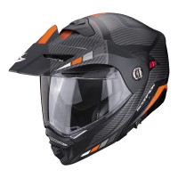 Výklopná enduro přilba SCORPION ADX-2 Camino (černá, stříbrná, oranžová)