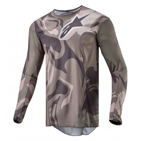 dres RACER TACTICAL, ALPINESTARS (zelená camo/hnědá) 2024