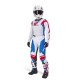 dres RACER ICONIC HONDA kolekce, ALPINESTARS (bílá/modrá/červená/černá) 2025