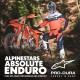 dres PRO-DURA, ALPINESTARS (modrá/oranžová/bílá) 2025