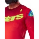 dres SUPERTECH MAKER, ALPINESTARS (červená/žlutá fluo) 2025