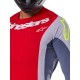 dres TECHSTAR MELT, ALPINESTARS (červená/šedá) 2025