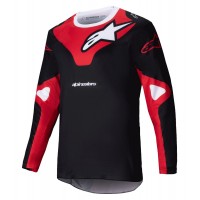 dres RACER VEIL, ALPINESTARS (černá/červená) 2025