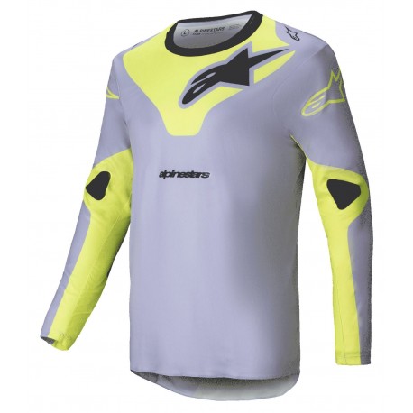 dres RACER VEIL, ALPINESTARS (šedá/žlutá fluo) 2025