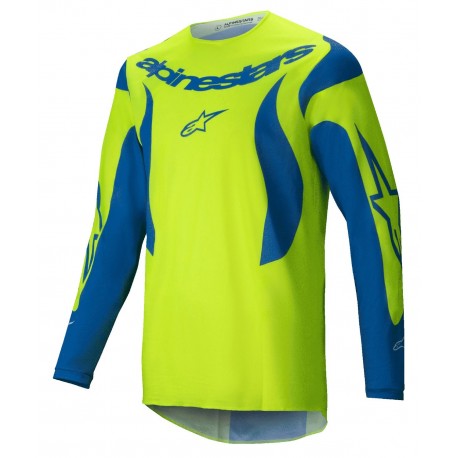 dres FLUID HAUL, ALPINESTARS (žlutá fluo/modrá) 2025