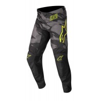 kalhoty RACER TACTICAL, ALPINESTARS (černá/šedá maskáčová/žlutá fluo)