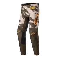 kalhoty RACER TACTICAL, ALPINESTARS (písková/zelená/mandarinka)