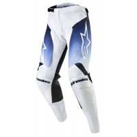 kalhoty RACER HOEN, ALPINESTARS (bílá/modrá) 2024