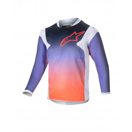 dres RACER HOEN KIDS, ALPINESTARS, dětský (světle šedá/gradient/černá) 2024