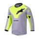 dres RACER VEIL KIDS, ALPINESTARS, dětský (šedá/žlutá fluo) 2025