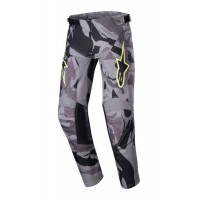 kalhoty RACER TACTICAL, ALPINESTARS, dětské (šedá camo/žlutá fluo/černá) 2024