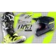 přilba SUPERTECH S-M10 limitovaná edice AMS, ALPINESTARS (šedá/bílá/žlutá fluo/černá)