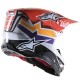 přilba SUPERTECH S-M10 edice TROY LEE DESIGNS, ALPINESTARS (oranžová/žlutá/fialová/bílá/černá)