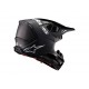 přilba SUPERTECH S-M10 FLOOD, ALPINESTARS (černá/tmavě šedá matná) 2025