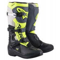 boty TECH 3, ALPINESTARS (černá/šedá/žlutá fluo) 2024