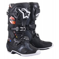 boty TECH 10 limitovaná edice RENEN, ALPINESTARS (černá/šedá/bílá/multicolor)