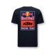 triko BACKPRINT , RED BULL KTM, (tmavě modrá)