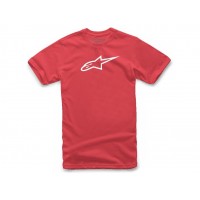 triko AGELESS CLASSIC TEE krátký rukáv, ALPINESTARS (červená/bílá)