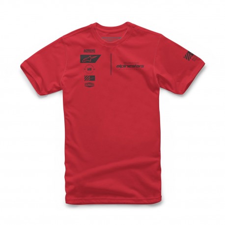 triko POSITION TEE, ALPINESTARS (červená)