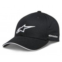 kšiltovka ROSTRUM HAT, ALPINESTARS (černá/bílá)