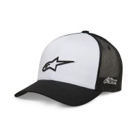 kšiltovka AGELESS OUTLINE TRUCKER, ALPINESTARS (bílá/černá)