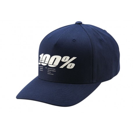 kšiltovka 100% - STAUNCH Snapback modrá (vel. UNI)