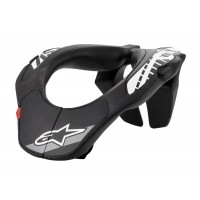 krční chránič NECK SUPPORT YOUTH, ALPINESTARS, dětský (černý/bílý, vel. UNI) 2025