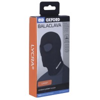 kukla s odděleným průzorem pro oči Balaclava Lycra®, OXFORD (černá)