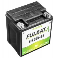 Motobaterie 12V, FIX30L-BS GEL, 12V, 30Ah, 400A, bezúdržbová GEL technologie 165x125x175 FULBAT (aktivovaná ve výrobě)