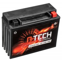 Motobaterie 12V, F50-N18L-A GEL (12N18-3A) 21Ah, 350A, bezúdržbová GEL technologie 205x87x162 A-TECH (aktivovaná ve výrobě)