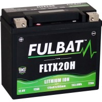 Lithiová motobaterie LiFePO4 YTX20-BS FULBAT 12V, 12Ah, 720A, hmotnost 1,12 kg, 175x87x155 nahrazuje typy: (YTX20-BS)