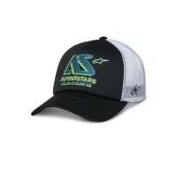 kšiltovka AYESS TRUCKER, ALPINESTARS (černá/bílá)