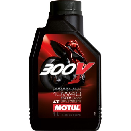 Motorový olej MOTUL 300V 4T 10W-40 1L Factory Line