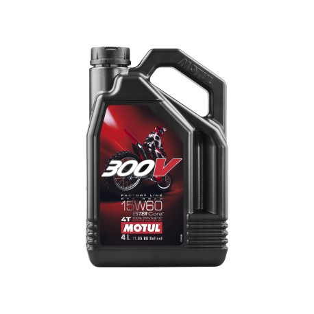 Motorový olej MOTUL 300V 4T 15W-60 4L Factory Line OFF ROAD