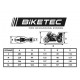 Plachta na moto BIKETEC Aquatec Box, vel. L