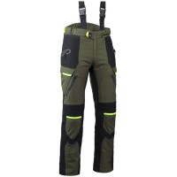 MBW MEMPHIS PANTS GREEN - pánské textilní moto kalhoty