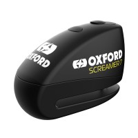 Zámek na kotouč OXFORD Screamer 7 Alarm, černý, integrovaný alarm