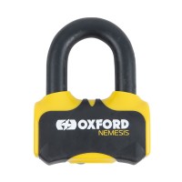 Zámek na kotouč OXFORD Nemesis, žlutý, průměr čepu 16mm