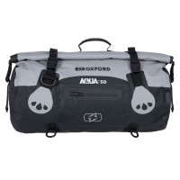 Vodotěsný vak OXFORD Aqua Roll Bags T-50 (černý/šedý) 50L