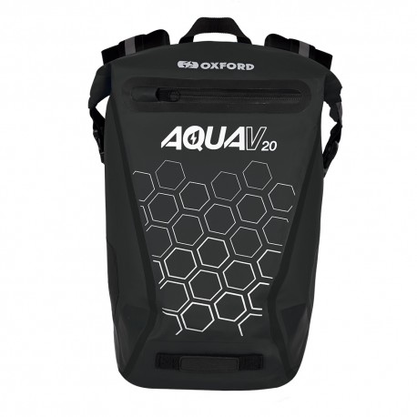 Vodotěsný batoh OXFORD Aqua V20 (černá, 20L)