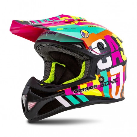 Dětská motokrosová přilba CASSIDA Cross Cup Junior (multicolor)