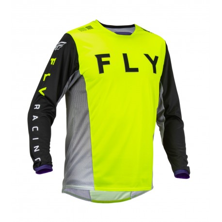 Motokrosový dres FLY RACING Kinetic Kore (červená, šedá)